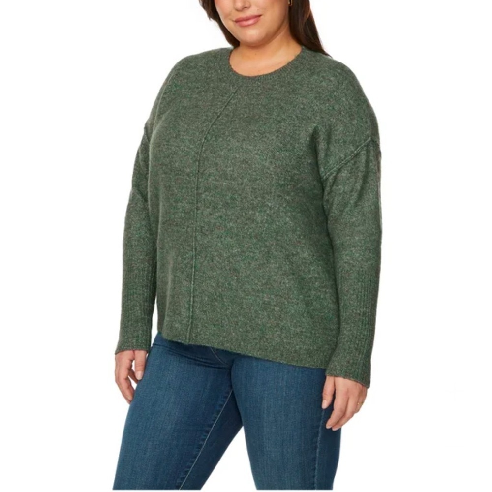 Legendary Outfitters Ladies' Cozy Knit Sweater Cream Oatmeal Crewneck Sweater